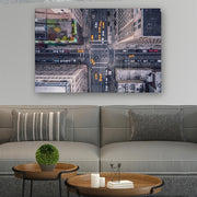 Quadro Decorativo em Vidro Temperado Multicolor 40x60cm - Arte Moderna para Parede