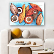 Quadro Decorativo em Vidro Temperado Multicolor 50x70cm - Arte Moderna para Parede