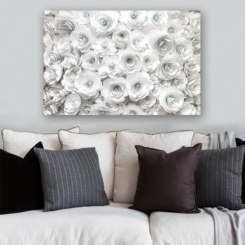 Quadro Decorativo em Vidro Temperado Multicolor 40x60cm - Arte Moderna para Parede