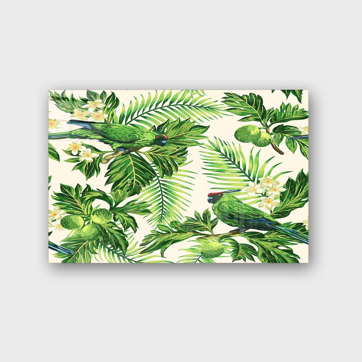 Quadro Decorativo em Vidro Temperado Multicolor 40x60cm - Arte Moderna para Parede