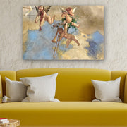 Quadro Decorativo em Vidro Temperado Multicolor 40x60cm - Arte Moderna para Parede