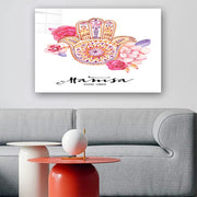 Quadro Decorativo em Vidro Temperado Multicolor 70x100cm - Arte Moderna para Parede