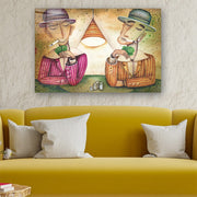 Quadro Decorativo em Vidro Temperado Multicolor 70x100cm - Arte Moderna para Parede