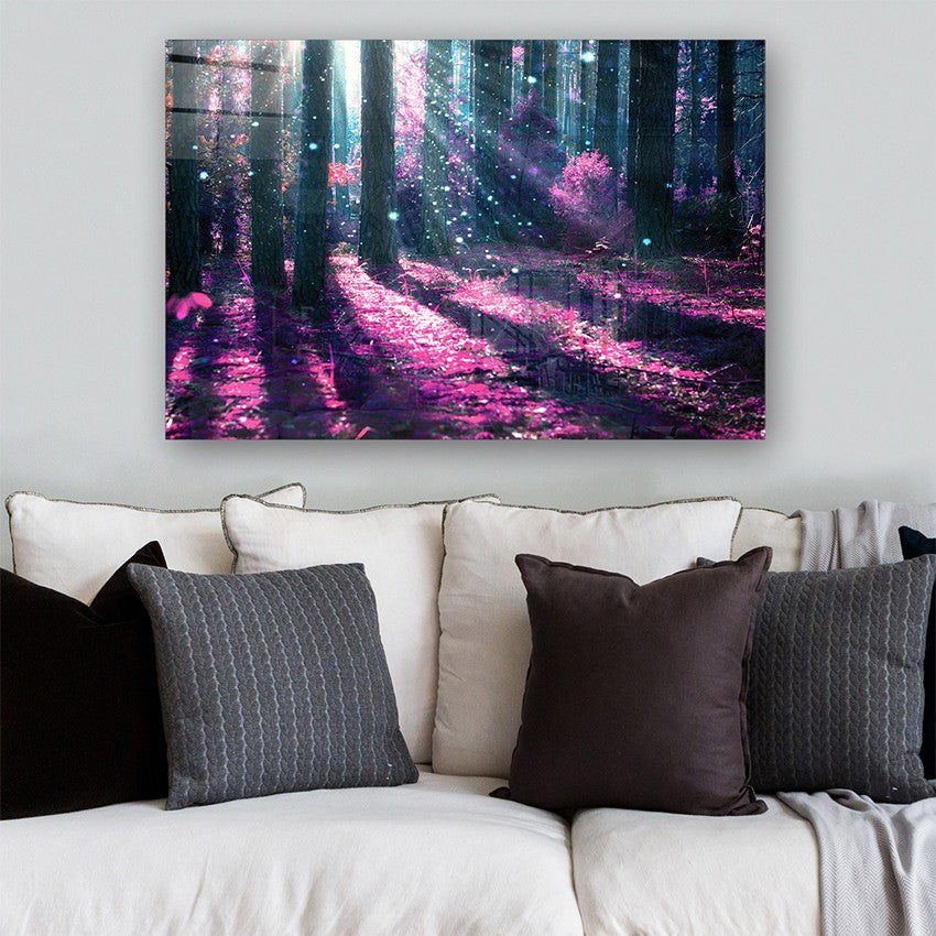 Quadro Decorativo em Vidro Temperado Multicolor 40x60cm - Arte Moderna para Parede