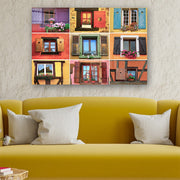 Quadro Decorativo em Vidro Temperado Multicolor 70x100cm - Arte Moderna para Parede