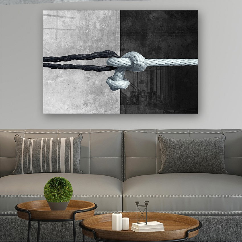 Quadro Decorativo em Vidro Temperado Multicolor 40x60cm - Arte Moderna para Parede