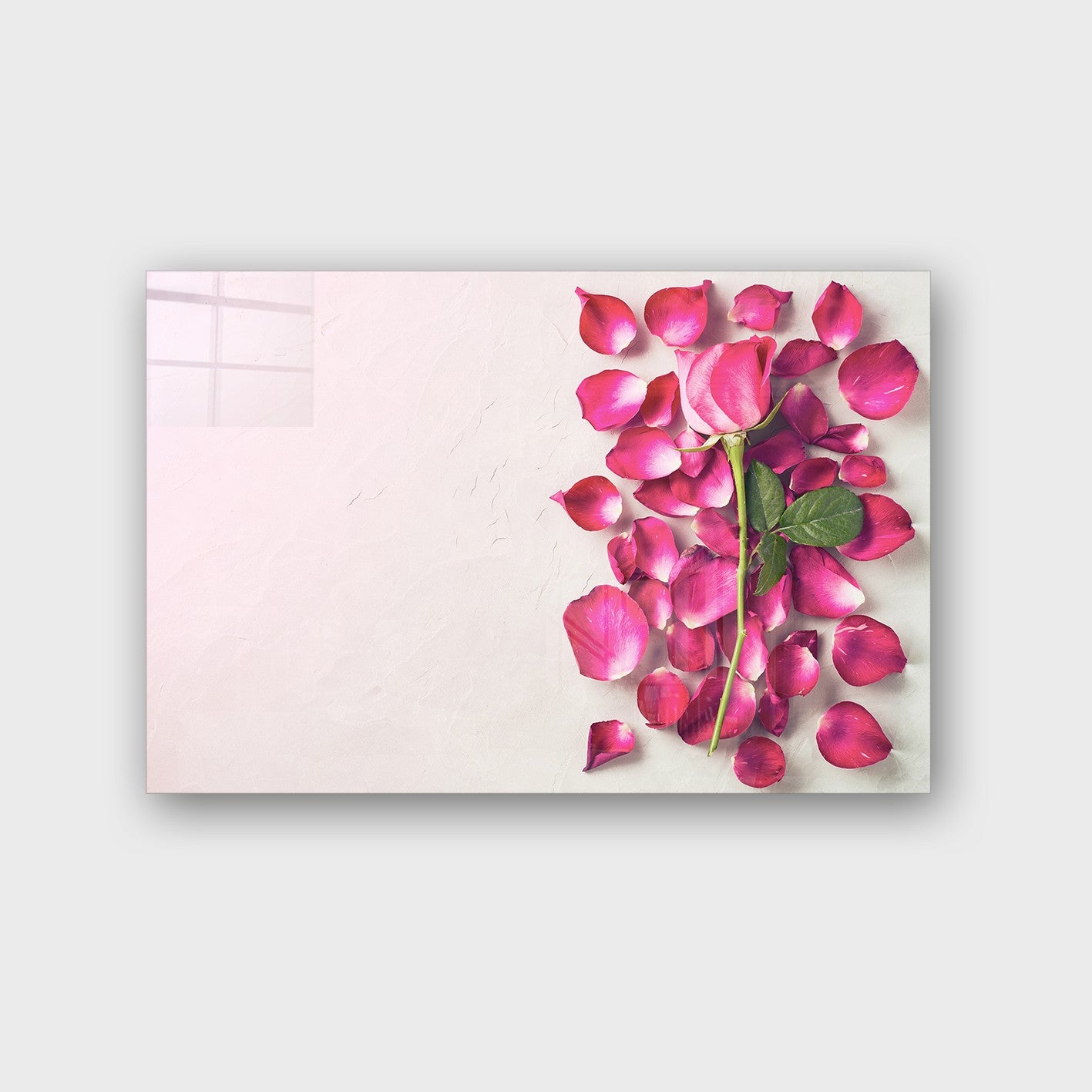 Quadro Decorativo em Vidro Temperado Multicolor 40x60cm - Arte Moderna para Parede