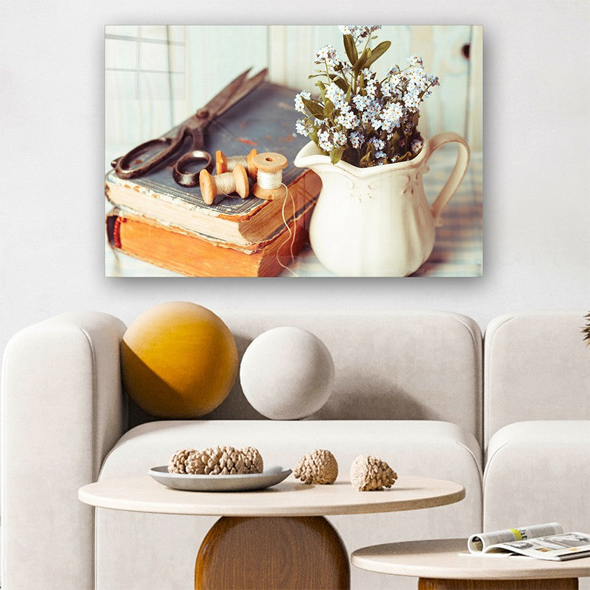 Quadro Decorativo em Vidro Temperado Multicolor 40x60cm - Arte Moderna para Parede