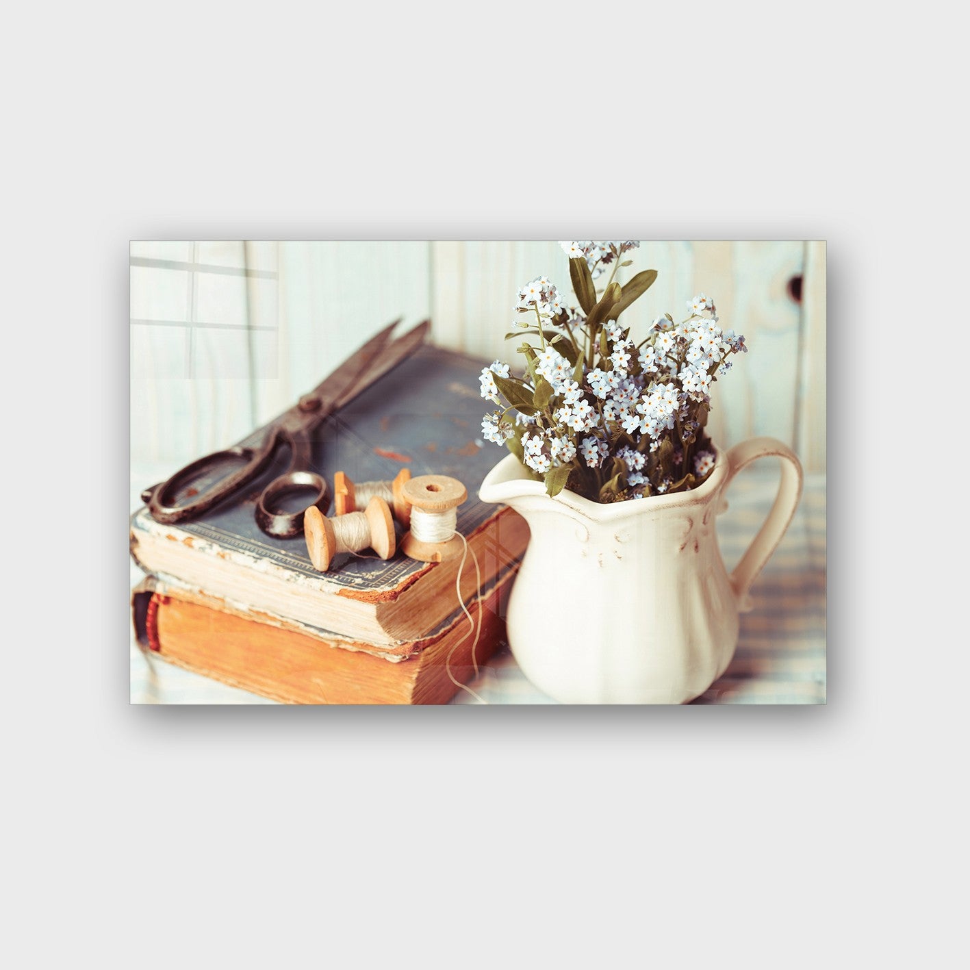 Quadro Decorativo em Vidro Temperado Multicolor 70x100cm - Arte Moderna para Parede