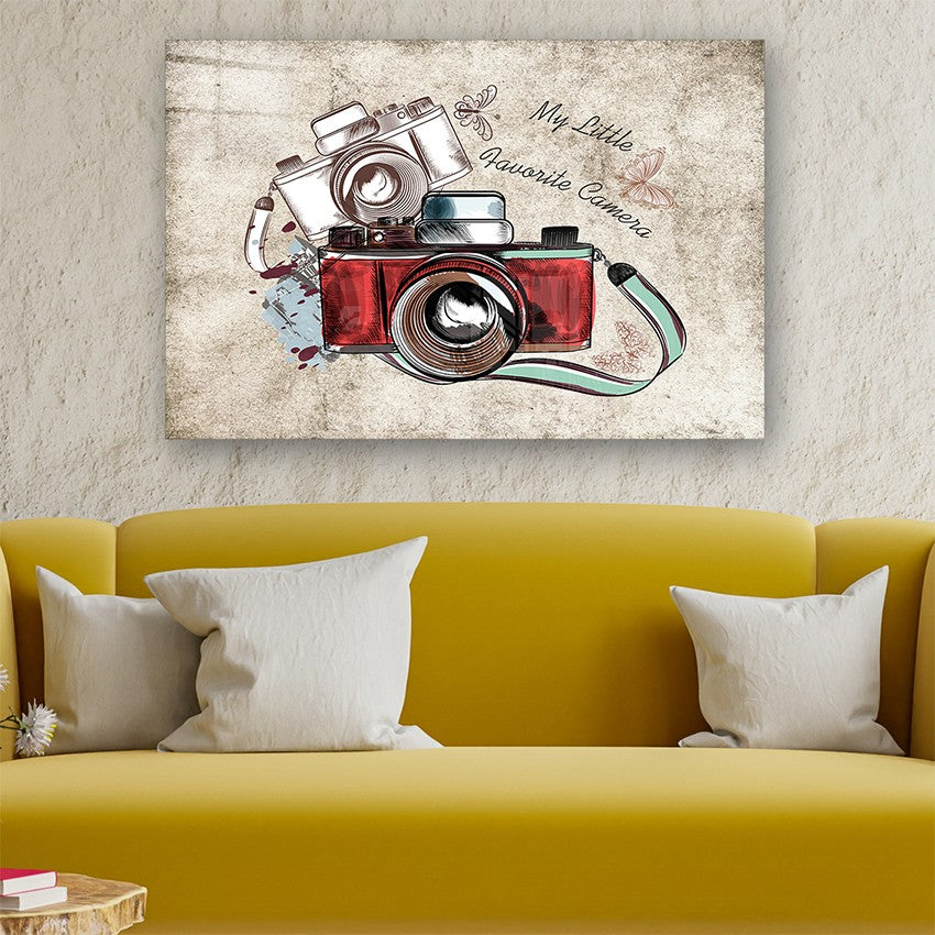 Quadro Decorativo em Vidro Temperado Multicolor 40x60cm - Arte Moderna para Parede