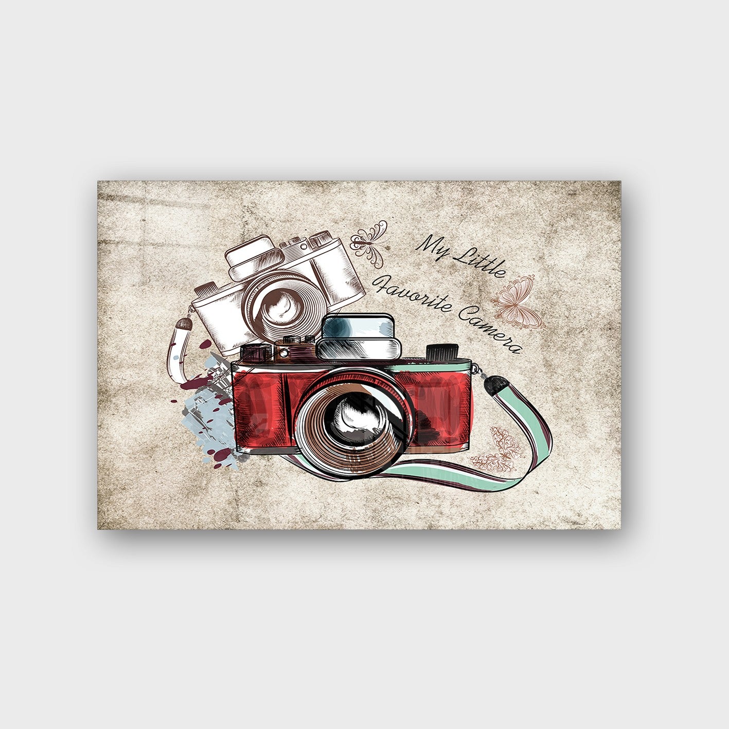 Quadro Decorativo em Vidro Temperado Multicolor 70x100cm - Arte Moderna para Parede