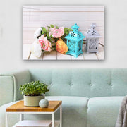 Quadro Decorativo em Vidro Temperado Multicolor 70x100cm - Arte Moderna para Parede