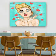 Quadro Decorativo em Vidro Temperado Multicolor 50x70cm - Arte Moderna para Parede