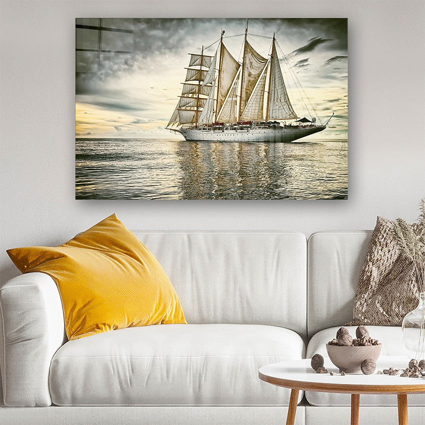 Quadro Decorativo em Vidro Temperado Multicolor 70x100cm - Arte Moderna para Parede