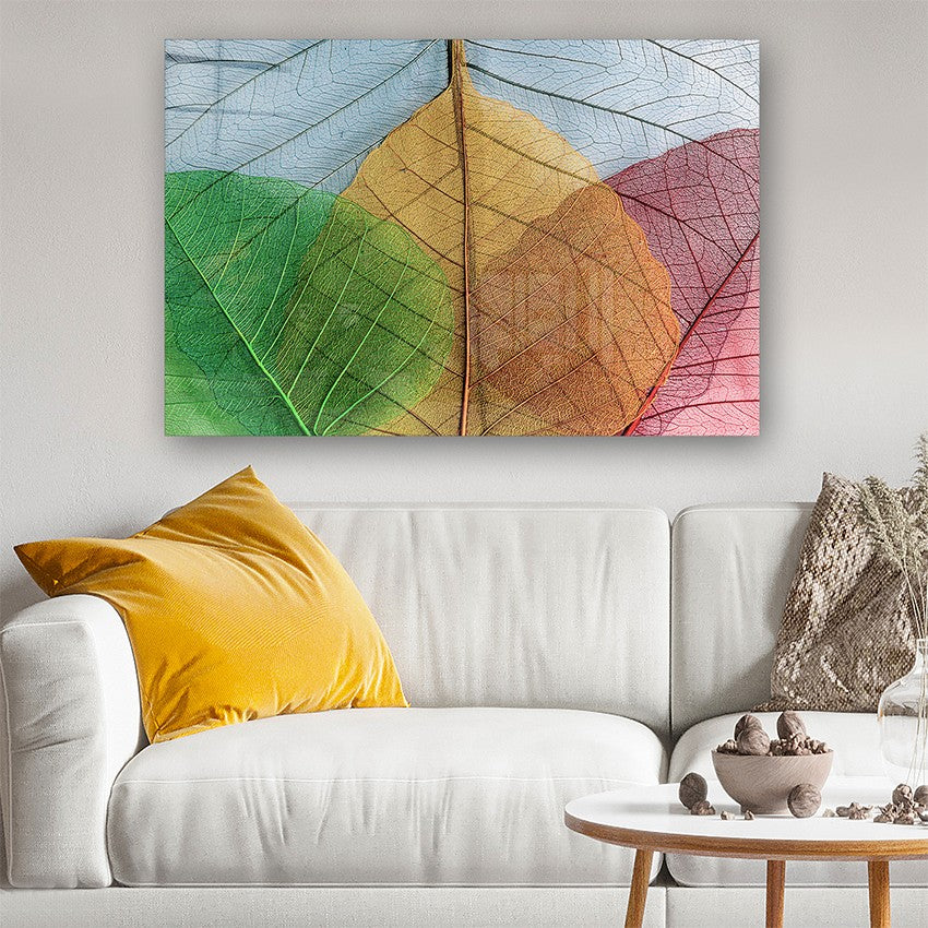 Quadro Decorativo em Vidro Temperado Multicolor 70x100cm - Arte Moderna para Parede