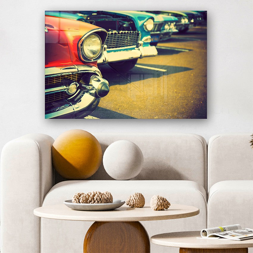 Quadro Decorativo em Vidro Temperado Multicolor 40x60cm - Arte Moderna para Parede