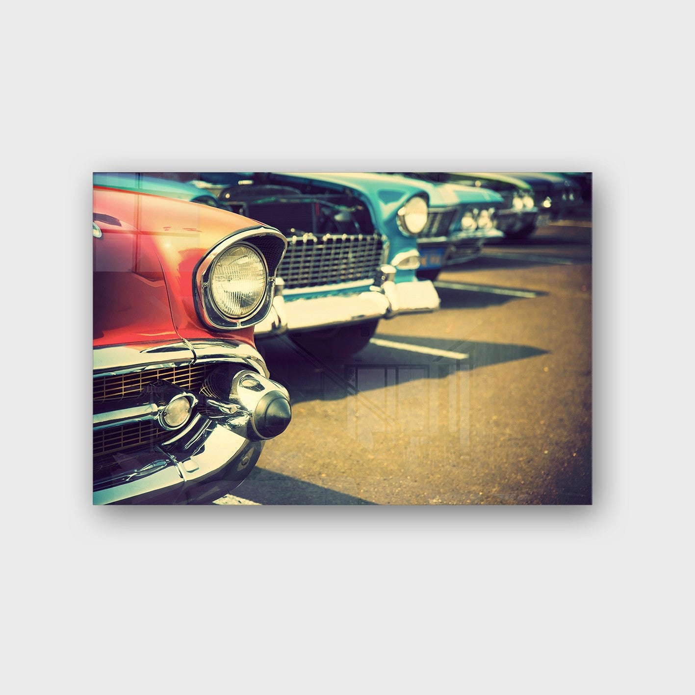 Quadro Decorativo em Vidro Temperado Multicolor 70x100cm - Arte Moderna para Parede