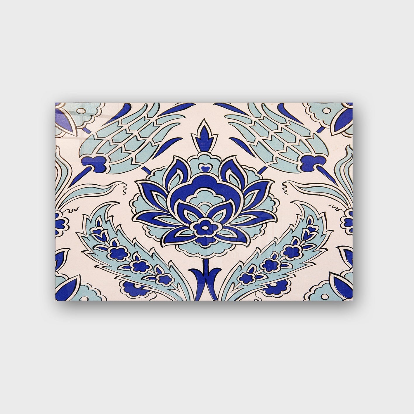 Quadro Decorativo em Vidro Temperado Multicolor 70x100cm - Arte Moderna para Parede