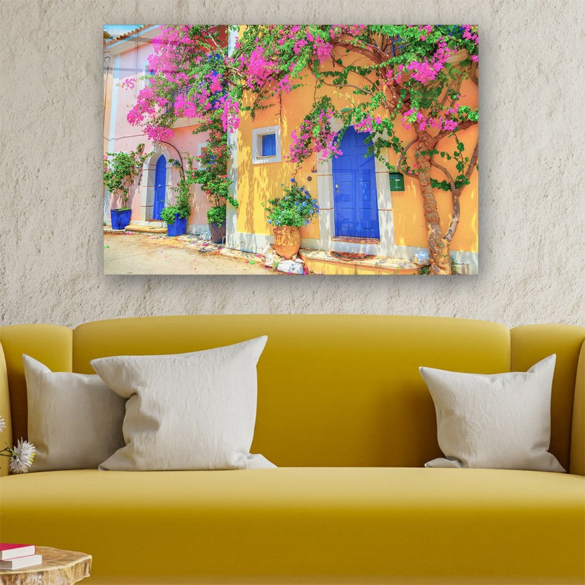 Quadro Decorativo em Vidro Temperado Multicolor 70x100cm - Arte Moderna para Parede