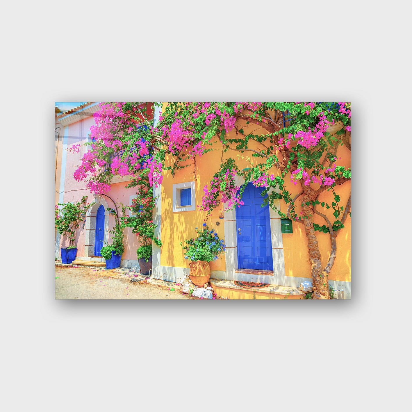 Quadro Decorativo em Vidro Temperado Multicolor 70x100cm - Arte Moderna para Parede