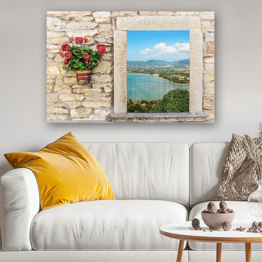 Quadro Decorativo em Vidro Temperado Multicolor 40x60cm - Arte Moderna para Parede