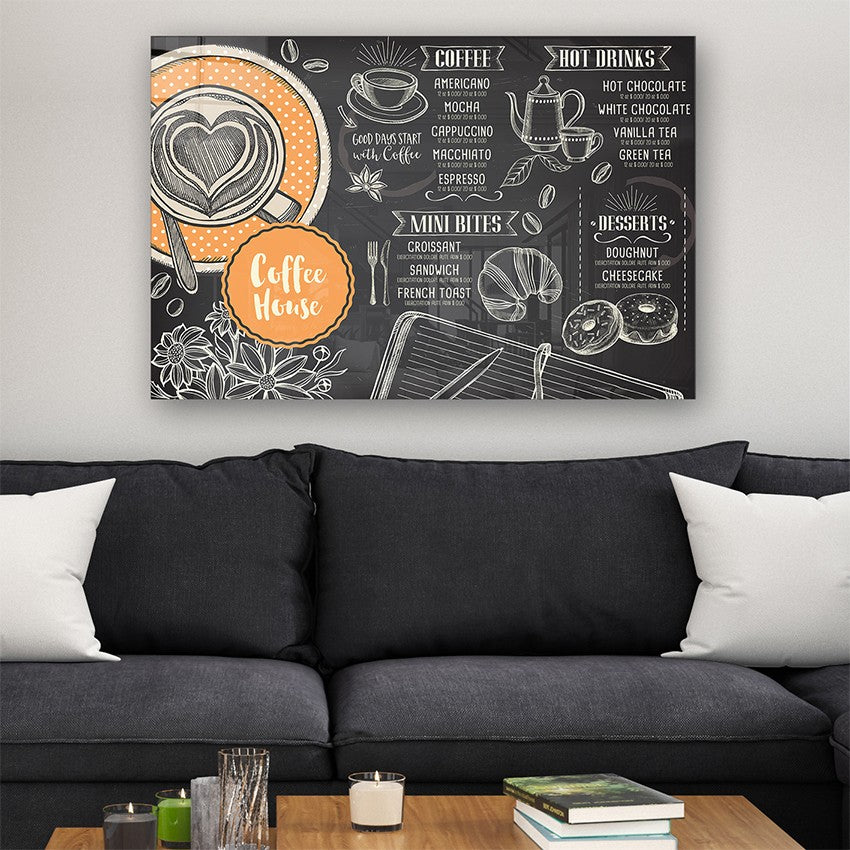 Quadro Decorativo em Vidro Temperado Multicolor 40x60cm - Arte Moderna para Parede