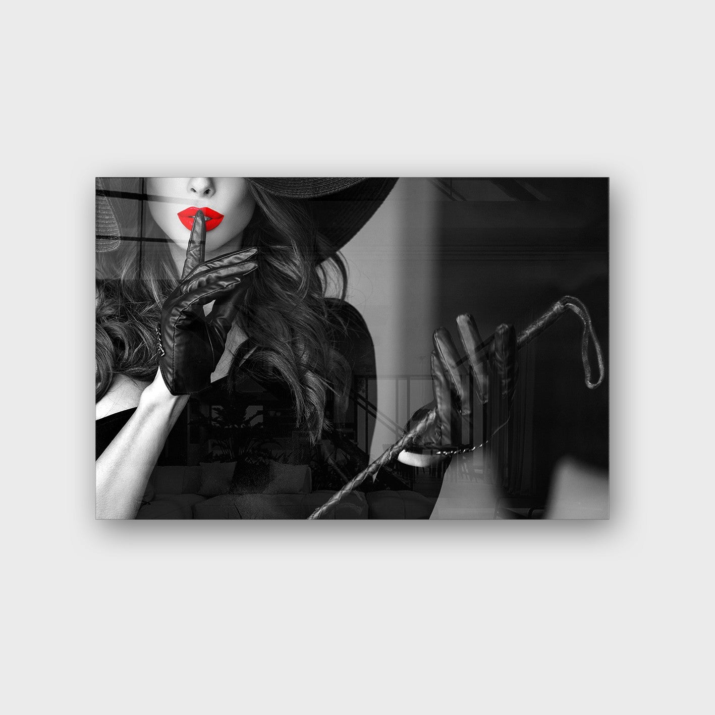 Quadro Decorativo em Vidro Temperado Multicolor 40x60cm - Arte Moderna para Parede