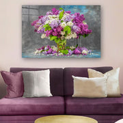 Quadro Decorativo em Vidro Temperado Multicolor 70x100cm - Arte Moderna para Parede