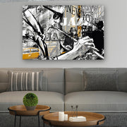 Quadro Decorativo em Vidro Temperado Multicolor 40x60cm - Arte Moderna para Parede