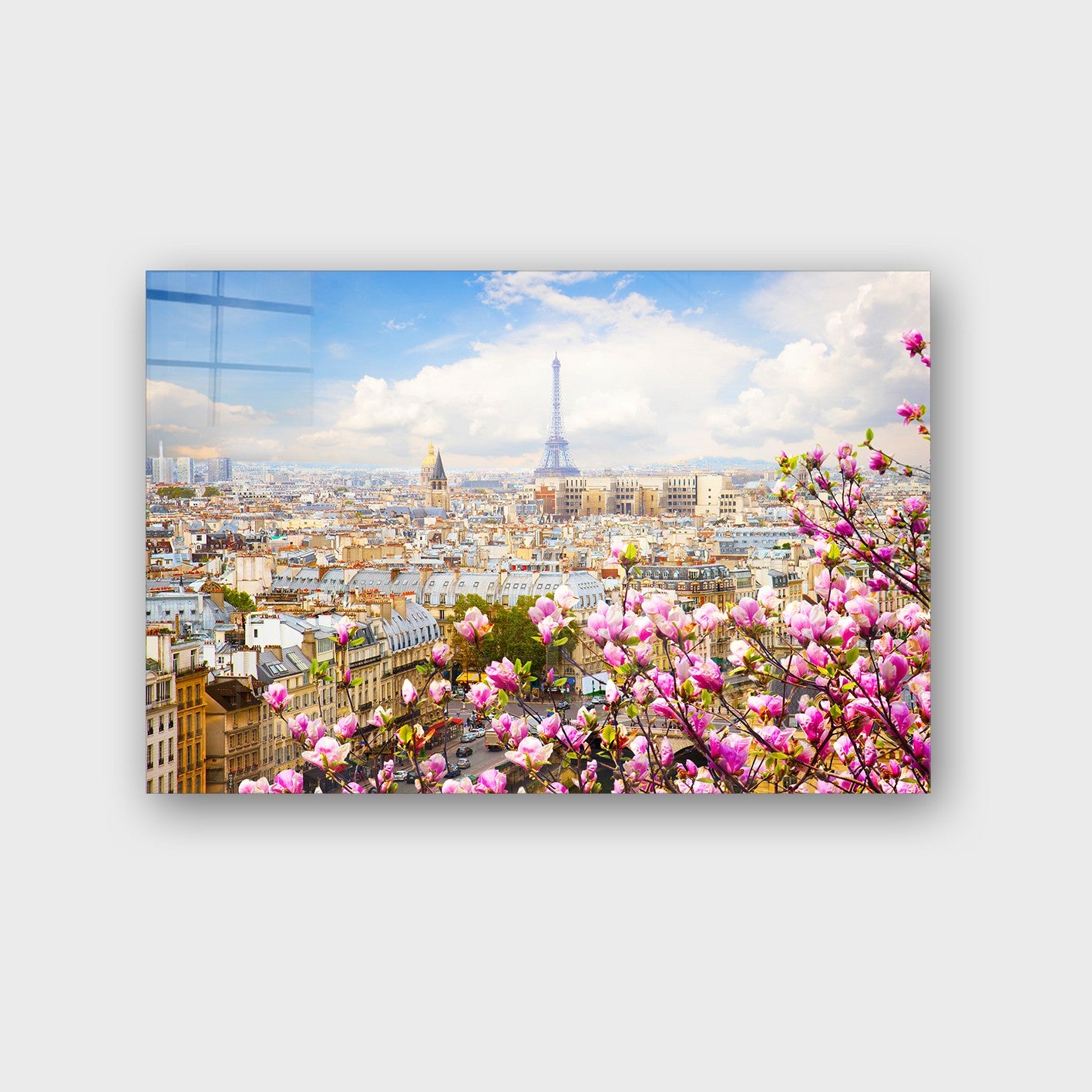 Quadro Decorativo em Vidro Temperado Multicolor 40x60cm - Arte Moderna para Parede