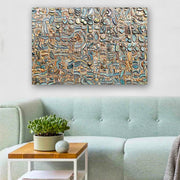 Quadro Decorativo em Vidro Temperado Multicolor 70x100cm - Arte Moderna para Parede