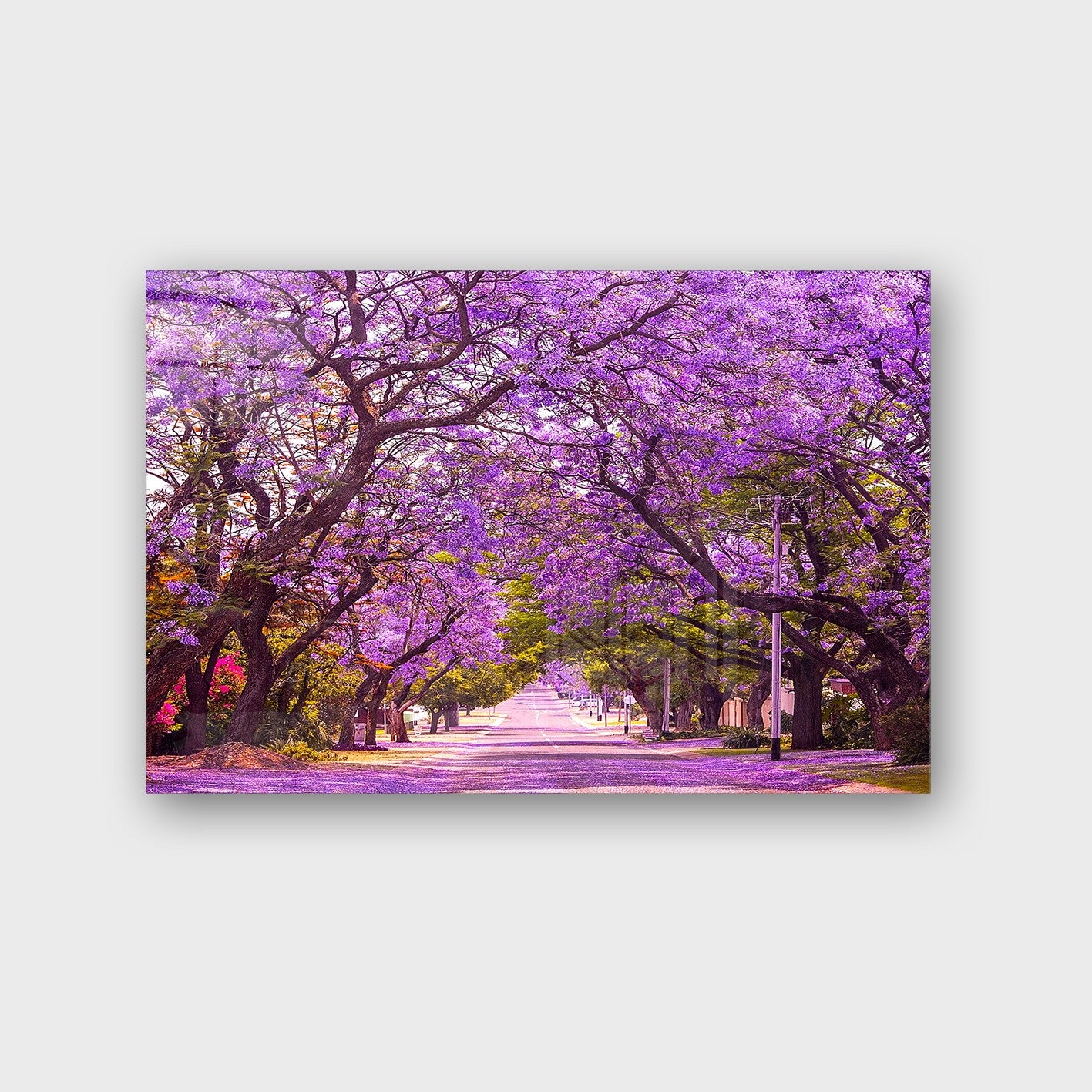 Quadro Decorativo em Vidro Temperado Multicolor 40x60cm - Arte Moderna para Parede