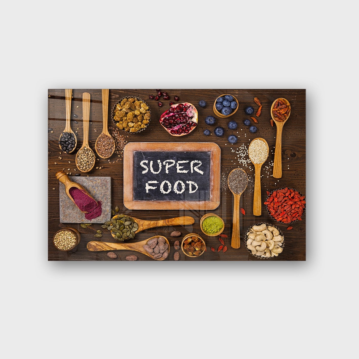 Quadro Decorativo em Vidro Temperado Multicolor 70x100cm - Arte Moderna para Parede