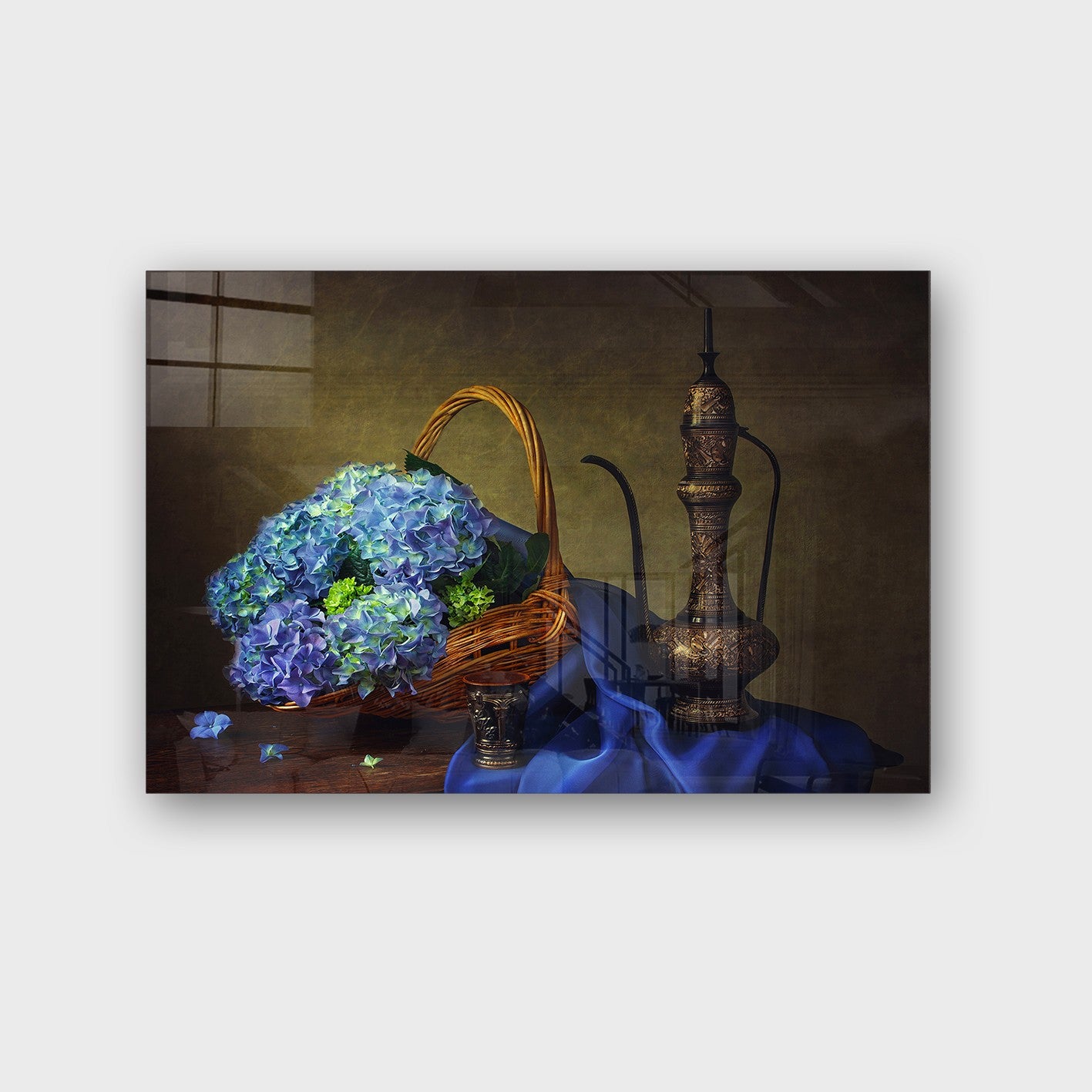 Quadro Decorativo em Vidro Temperado Multicolor 40x60cm - Arte Moderna para Parede