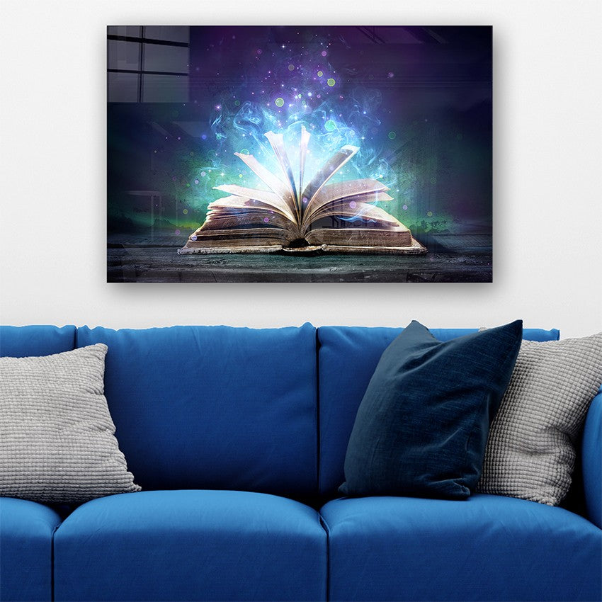 Quadro Decorativo em Vidro Temperado Multicolor 40x60cm - Arte Moderna para Parede