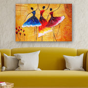 Quadro Decorativo em Vidro Temperado Multicolor 40x60cm - Arte Moderna para Parede