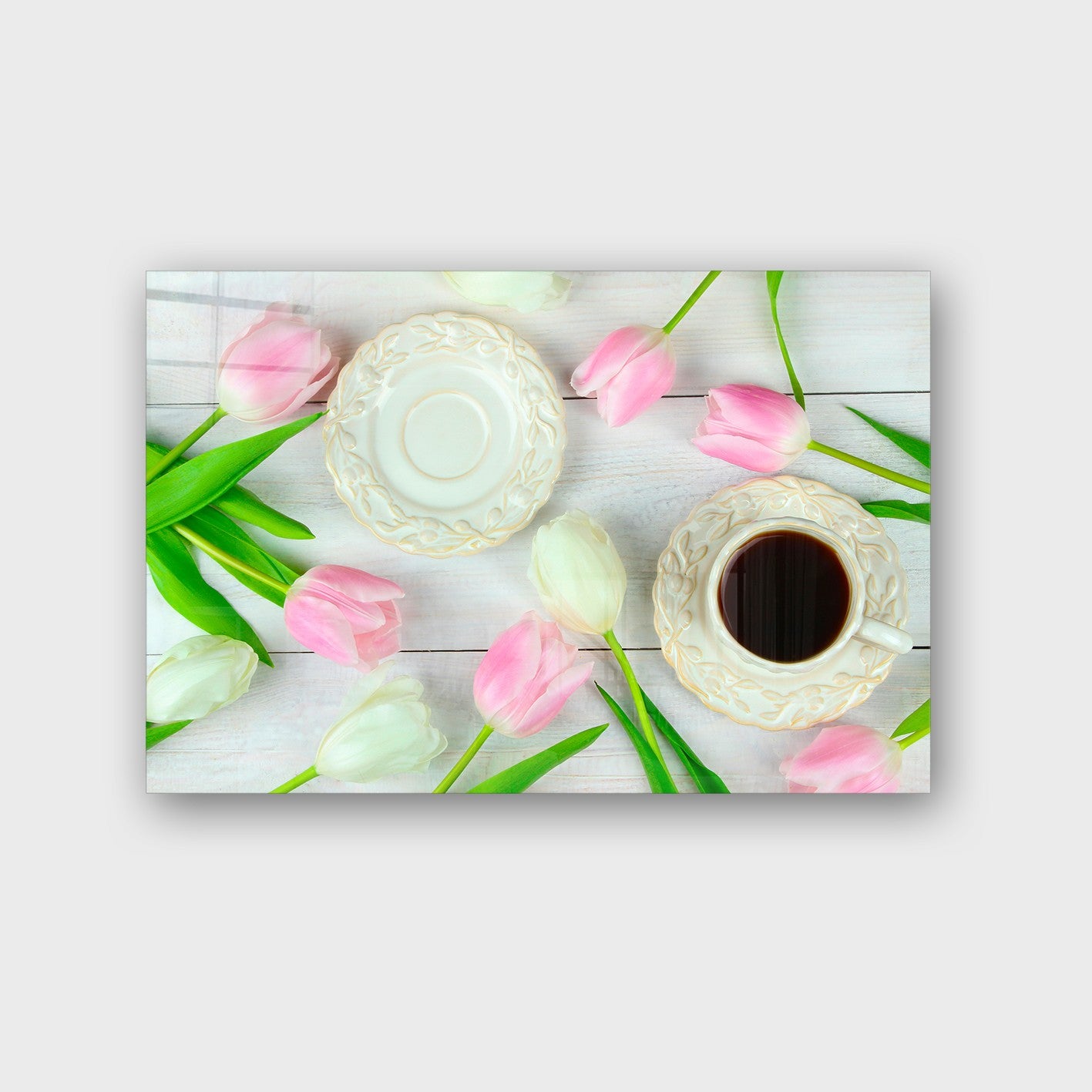 Quadro Decorativo em Vidro Temperado Multicolor 70x100cm - Arte Moderna para Parede