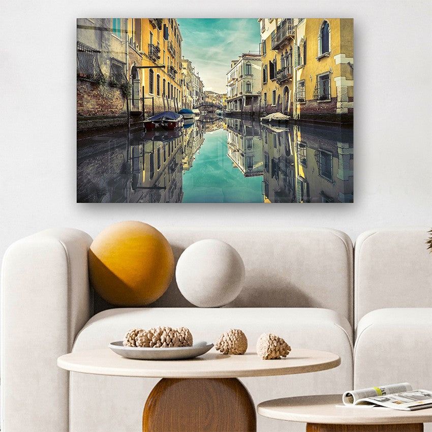 Quadro Decorativo em Vidro Temperado Multicolor 70x100cm - Arte Moderna para Parede