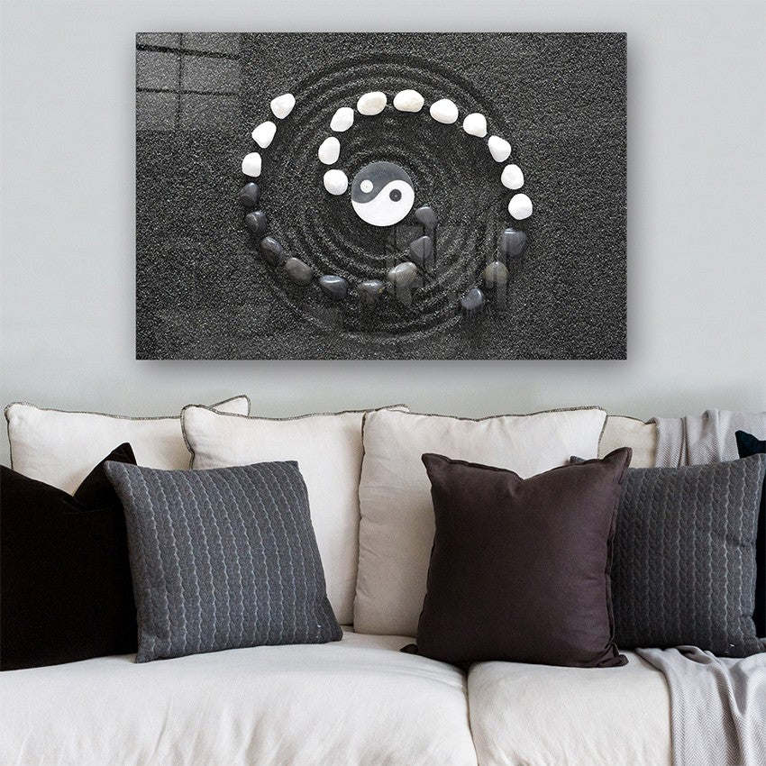 Quadro Decorativo em Vidro Temperado Multicolor 40x60cm - Arte Moderna para Parede