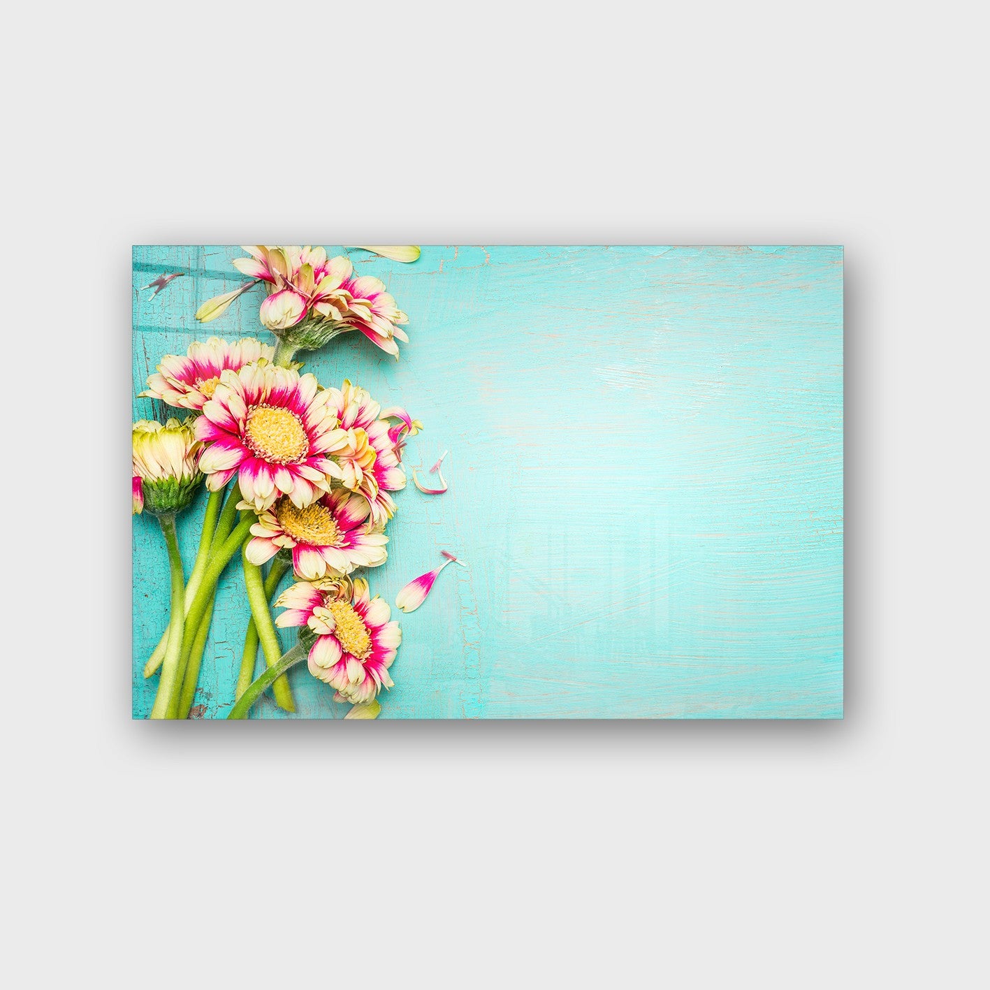 Quadro Decorativo em Vidro Temperado Multicolor 50x70cm - Arte Moderna para Parede