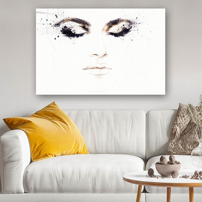 Quadro Decorativo em Vidro Temperado Multicolor 50x70cm - Arte Moderna para Parede