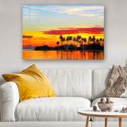 Quadro Decorativo em Vidro Temperado Multicolor 50x70cm - Arte Moderna para Parede