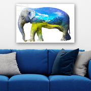 Quadro Decorativo em Vidro Temperado Multicolor 70x100cm - Arte Moderna para Parede