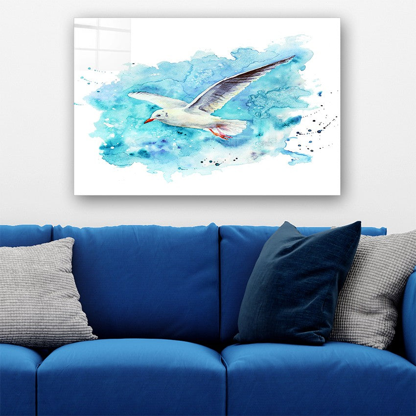 Quadro Decorativo em Vidro Temperado Multicolor 40x60cm - Arte Moderna para Parede