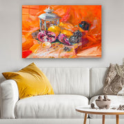 Quadro Decorativo em Vidro Temperado Multicolor 40x60cm - Arte Moderna para Parede