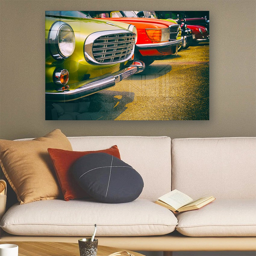 Quadro Decorativo em Vidro Temperado Multicolor 40x60cm - Arte Moderna para Parede