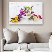 Quadro Decorativo em Vidro Temperado Multicolor 50x70cm - Arte Moderna para Parede