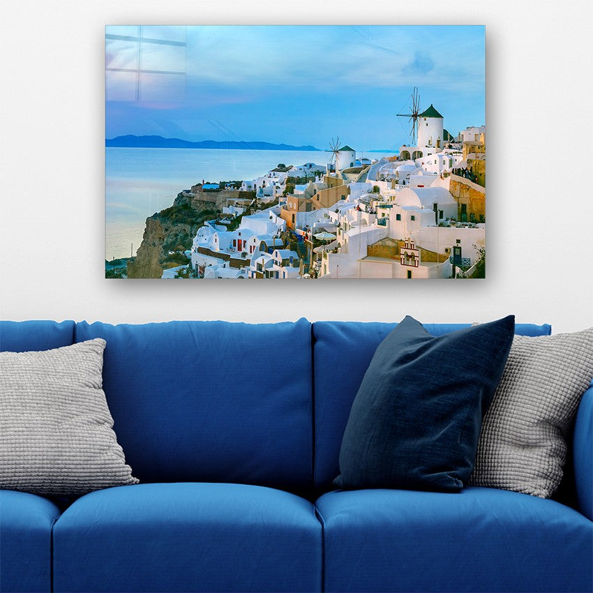 Quadro Decorativo em Vidro Temperado Multicolor 40x60cm - Arte Moderna para Parede