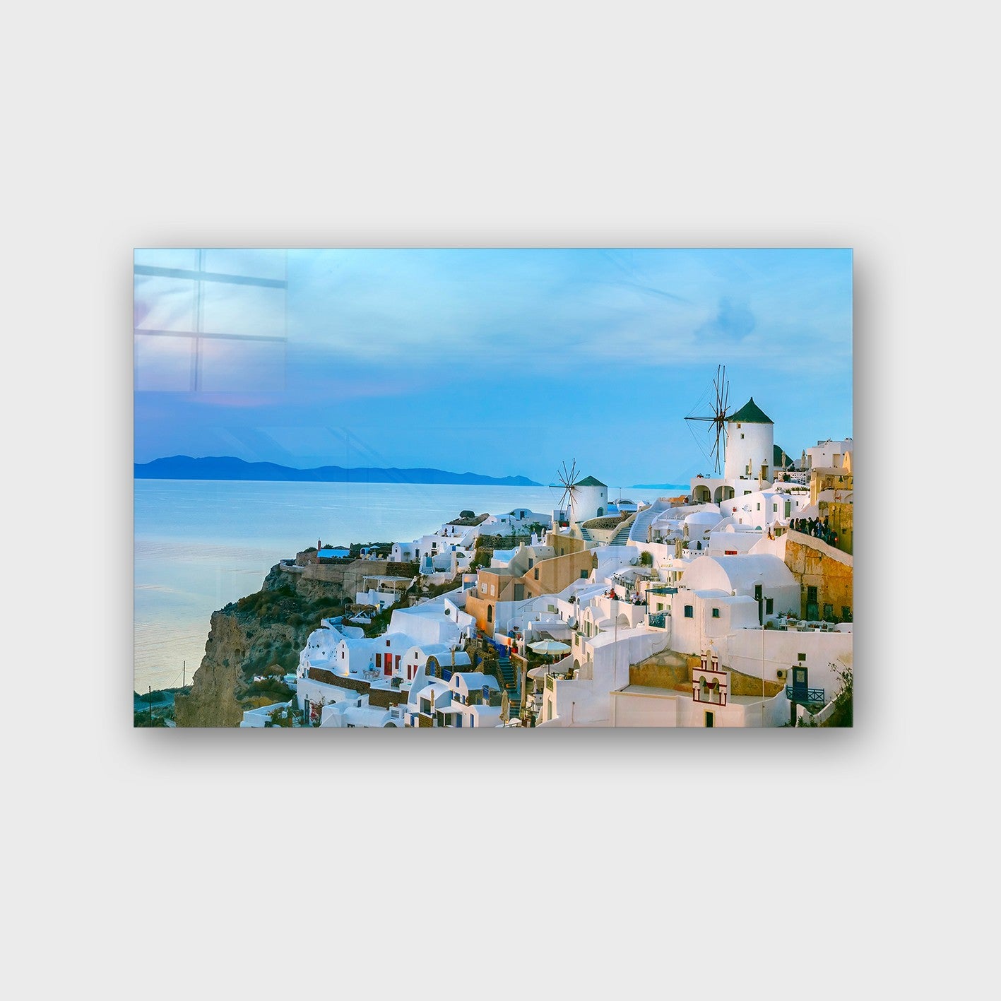 Quadro Decorativo em Vidro Temperado Multicolor 40x60cm - Arte Moderna para Parede