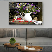 Quadro Decorativo em Vidro Temperado Multicolor 50x70cm - Arte Moderna para Parede